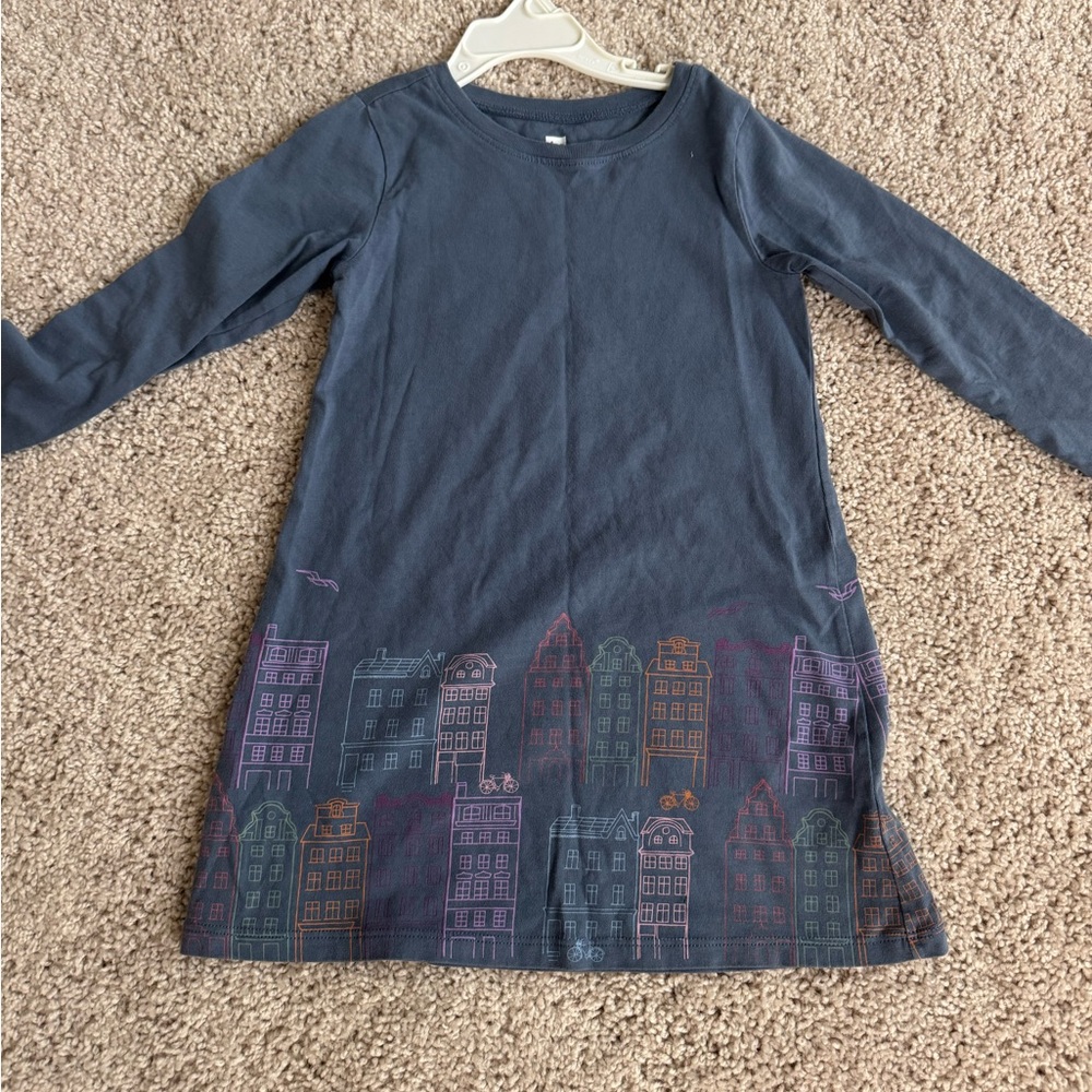 Tea Collection Slate Gray dress